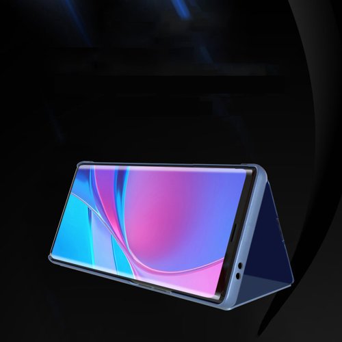 Clear View Case für Samsung S21 Ultra rosa