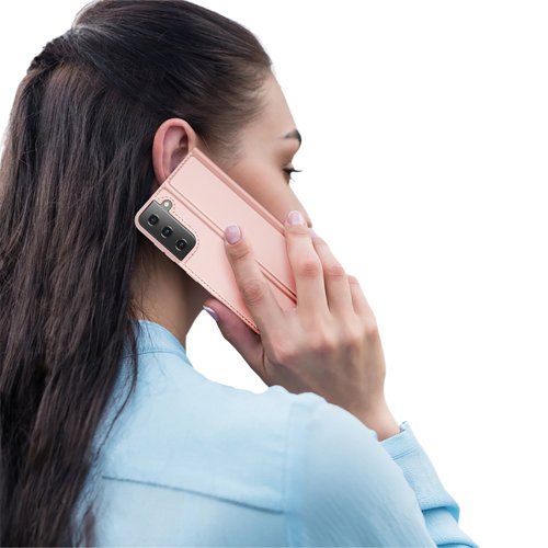 Dux Ducis Samsung S21 Ultra Flip Case rosa