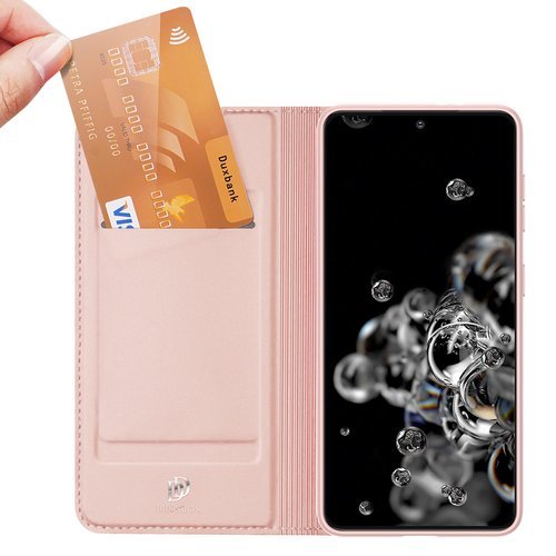 Dux Ducis Samsung S21 Ultra Flip Case rosa