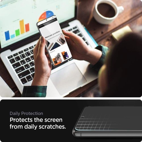 Spigen Schutzfolie für Samsung S21 Ultra