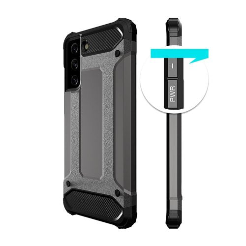 Hybrid Armor Case für Samsung S21 Ultra / Blau