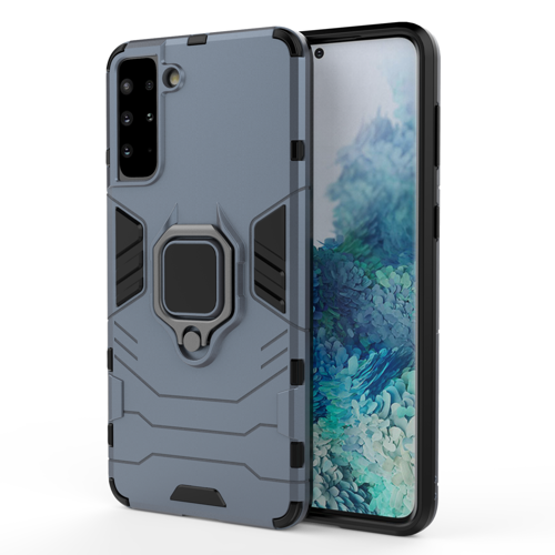 Ring Armor Case für Samsung S21+ Plus blau