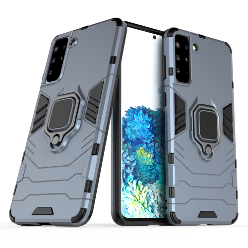 Ring Armor Case für Samsung S21+ Plus blau