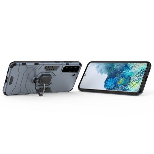 Ring Armor Case für Samsung S21+ Plus blau