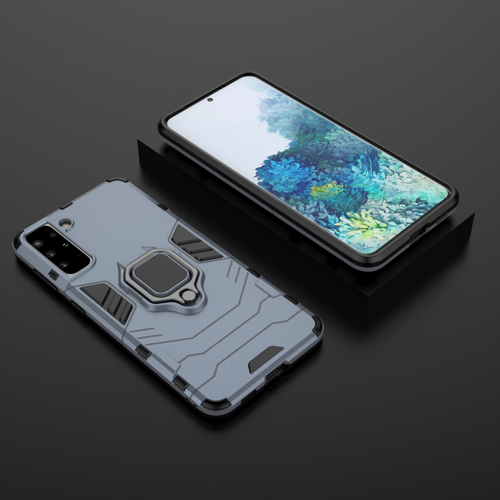 Ring Armor Case für Samsung S21+ Plus blau