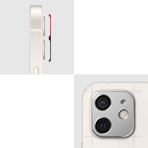 Ringke Kameraschutz iPhone 12 silber