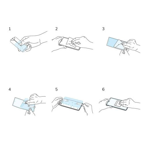 Ringke Easy Flex Schutzfolie für Samsung S21+ Plus / nass Montage 2stk.