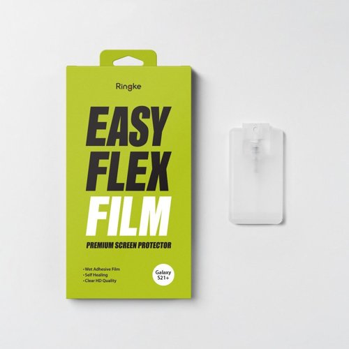 Ringke Easy Flex Schutzfolie für Samsung S21+ Plus / nass Montage 2stk.