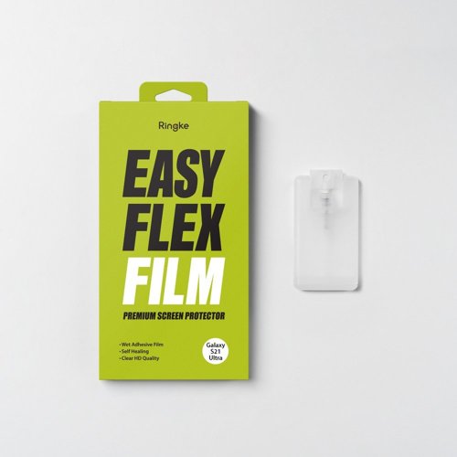Ringke Easy Flex Schutzfolie für Samsung S21 Ultra / nass Montage 2stk.
