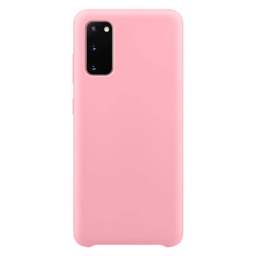 Silicone Case Flexibel Samsung Galaxy S20 Rosa
