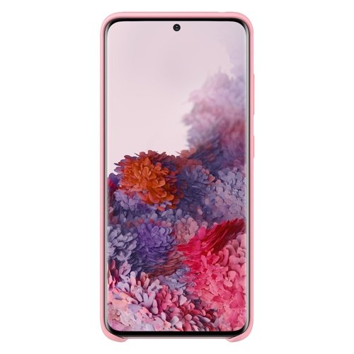 Silicone Case Flexibel Samsung Galaxy S20 Rosa