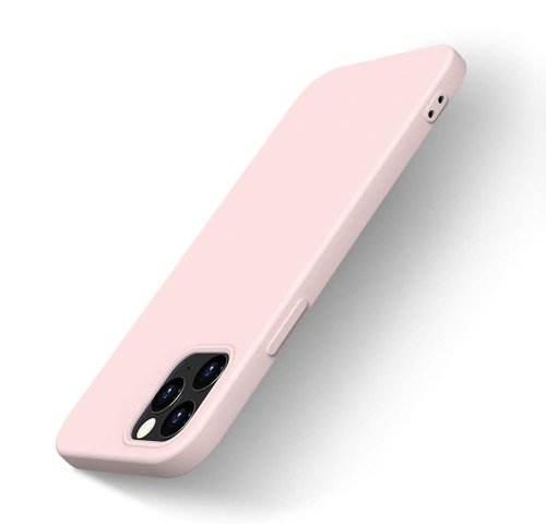 Silicone Case Flexibel für iPhone 12 Pro / iPhone 12 rosa