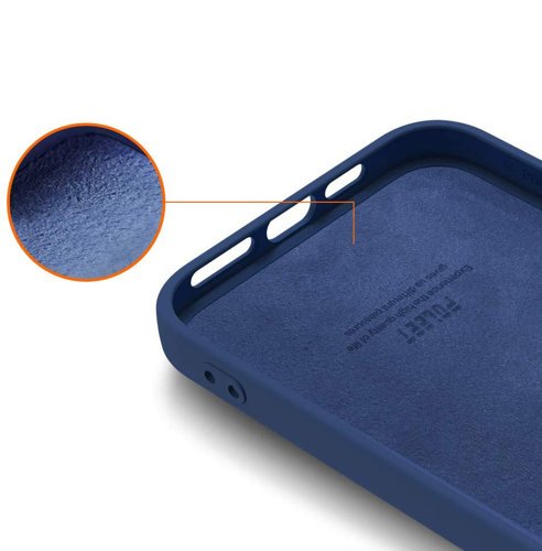 Silicone Case Flexibel für iPhone 12 mini Blau