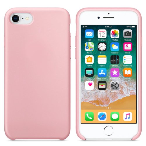 Silicon Case iPhone SE 2020 / 2022 rosa