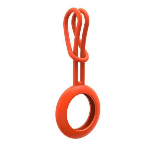 Case für Apple AirTag orange Silikon