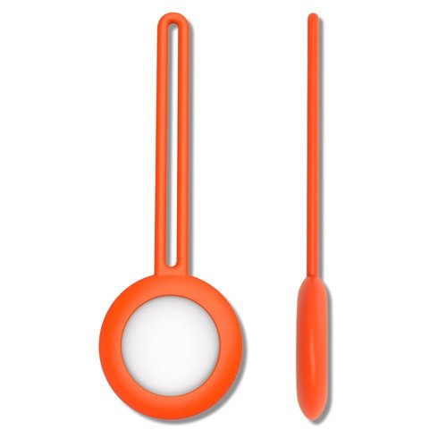 Case für Apple AirTag orange Silikon