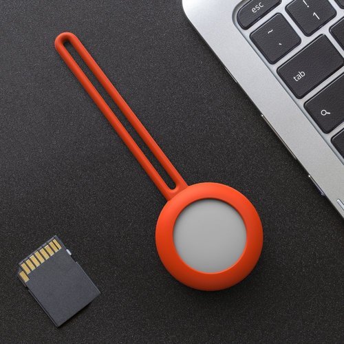 Case für Apple AirTag orange Silikon