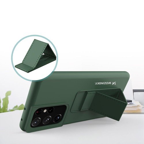Kickstand Case Samsung S21 Ultra (5G) grau