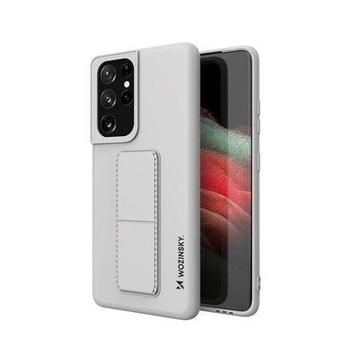 Kickstand Case Samsung S21 Ultra (5G) grau
